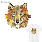 Термонаклейки с животными для одежды