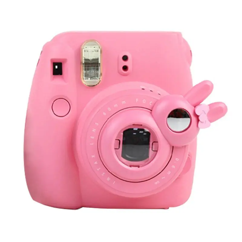 Зеркало для селфи с милым кроликом и крупным планом Fujifilm Instax Mini 9/8/8 +/7s фильтры