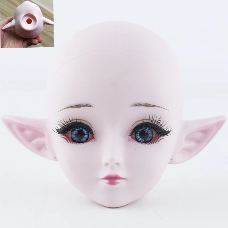 60cm Blue Eyes 36/42/60 см мяч шарнирные куклы 1/3 BJD голая кукла тела эльф макияж Bjd кукла аксессуары синий/синяки под глазами детские игрушки «сделай сам» для девочек - Цвет: 60cm Blue Eyes