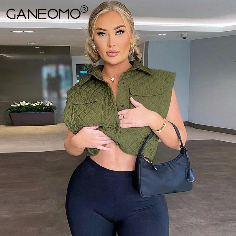 

Жилет женский однотонный короткий облегающий, на осень/зиму, с хлопковой подкладкой