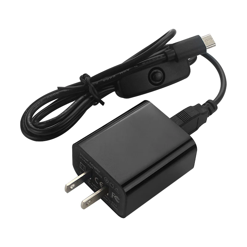 Raspberry Pi 4 5V 3A Мощность адаптер EU/US/UK Plug Питание USB C Micro рштепселя Зарядное