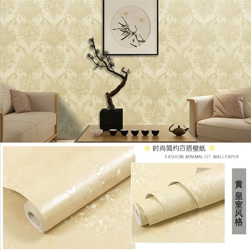 

0.6M × 5m PVC European color self adhesive wallpaper bedroom background wall sticker waterproof sticker multicolor
