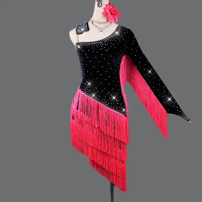 Платье для латинских танцев женщин и девочек новинка 2019 платье соревнований
