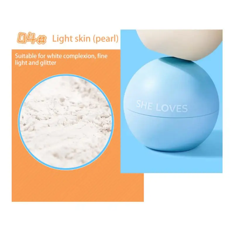 Прозрачная и гладкая пудра для мороженого водостойкий стойкий контроль жирности