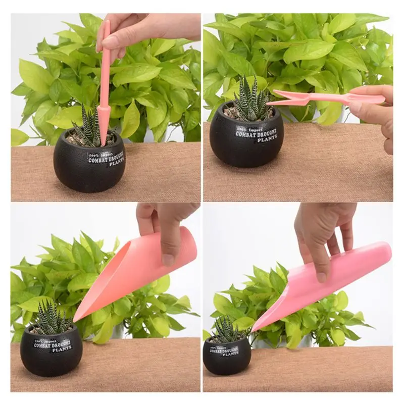 

Mini Garden Tools Sets Succulent Plants Bonsai Miniature Planting Flower