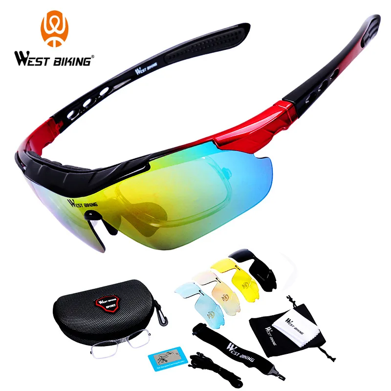 

2020 велосипедные солнцезащитные очки с 5 линзами, велосипедные поляризационные очки, для горного и шоссейного велосипеда, мужские и женские ...