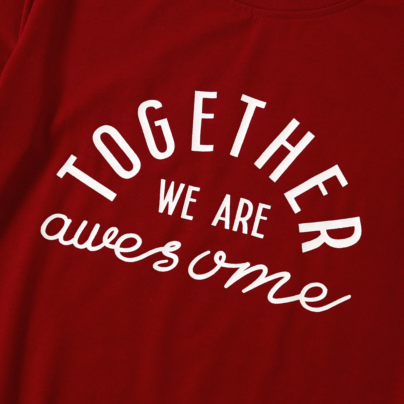 

PatPat 2021 New Summer Awesome Letter Print Family Matching T-shirts