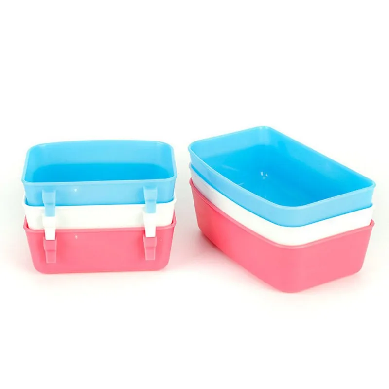 Portable Pet Food Bowl Hanging For Travel Cage Carrier Box Plastic Cat Feeder Thickened Container Outdoor Supplies | Дом и сад