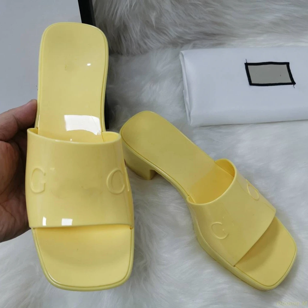 

Brand Women Slippers 6 Colors High Heels Summer Shoes Woman Platform Slides Open Toe Sandals Female Leisure Beach Flip Flops