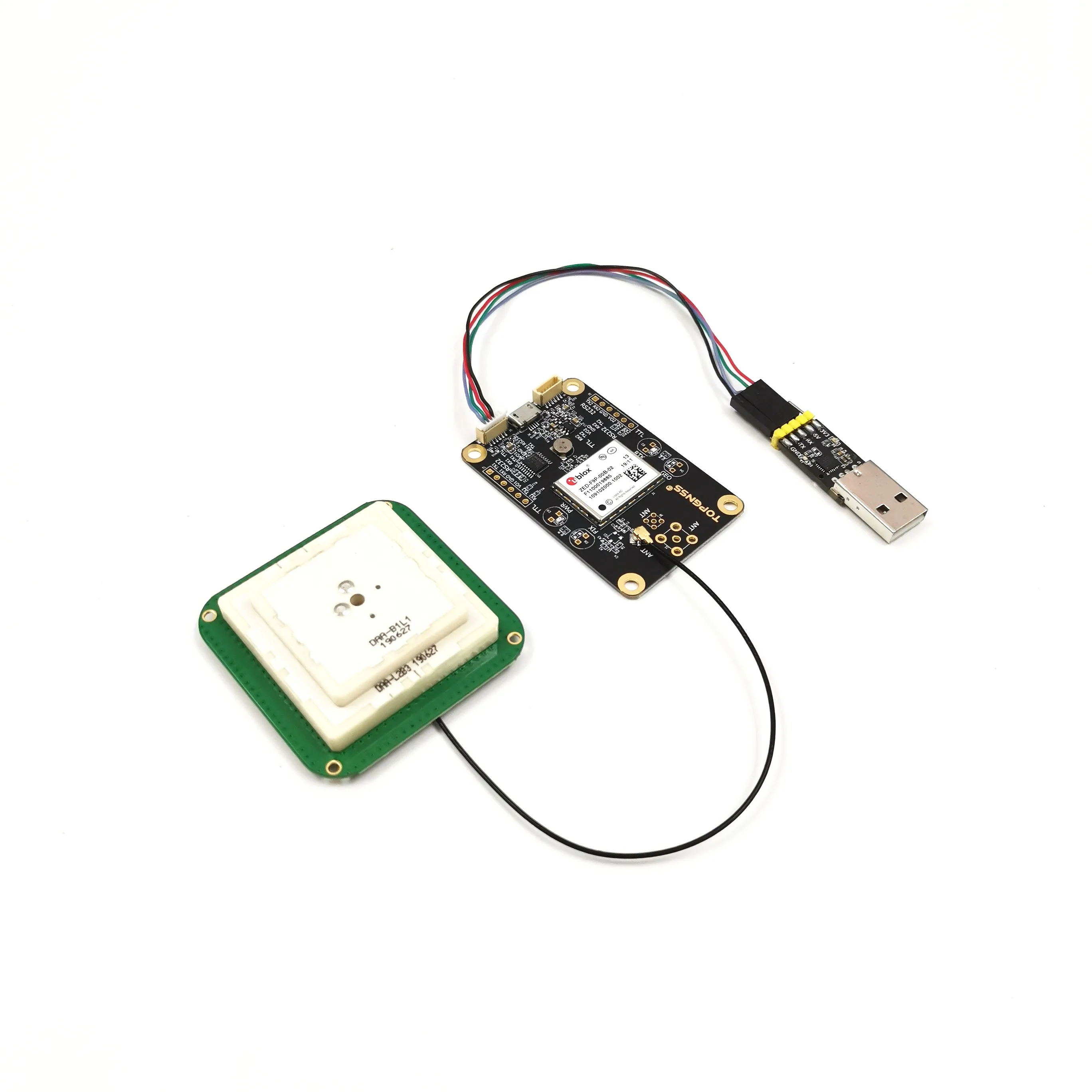2 шт. плата GNSS антенна GNSS USB к ttl ZED-F9P модуль RTK Высокоточный gps антенна Приемник GNSS база и rove TOPGNSS TOP906