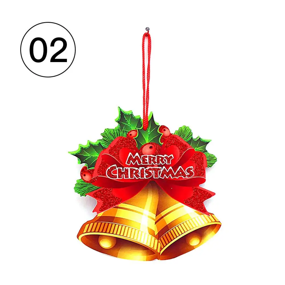 2020 рождественские украшения пузырьки снеговик колокольчик Санта этикетки