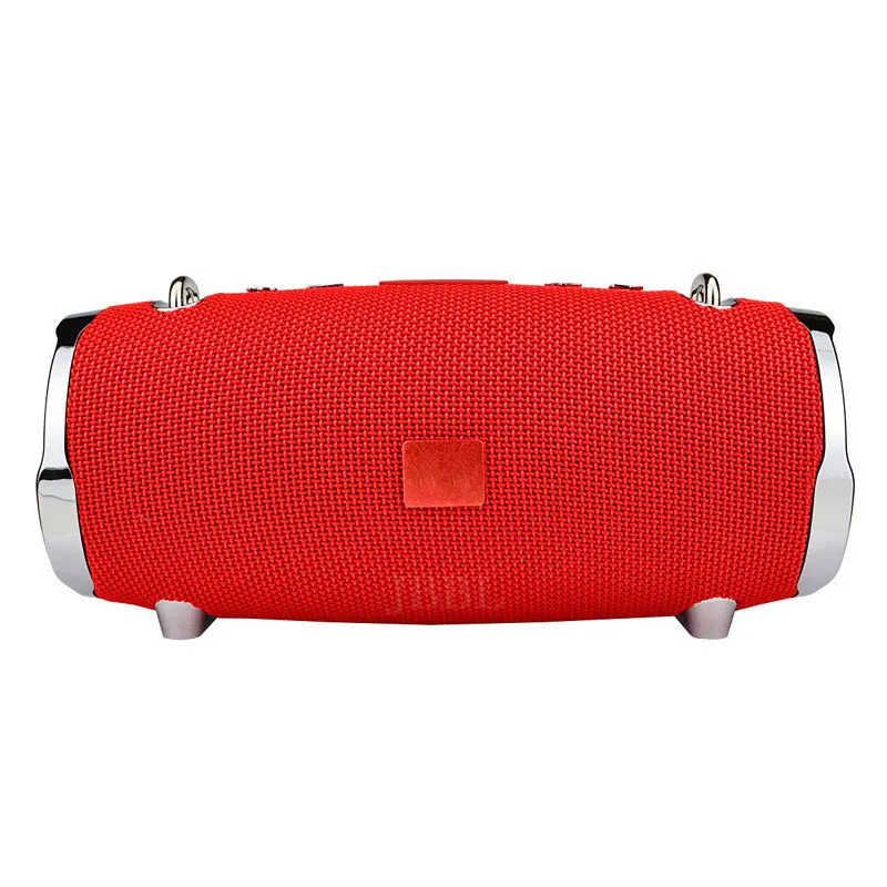 Красный Портативный Bluetooth динамик Открытый Кемпинг Туризм Водонепроницаемый звуковой ящик беспроводной динамик с басами для IOS Android смартфон - Цвет: Красный