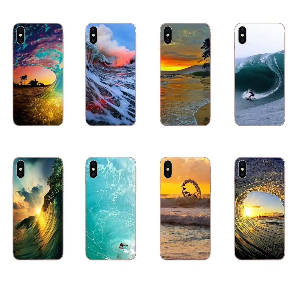 ТПУ оригинал для Xiaomi Redmi Mi 4 7A 9T K20 CC9 CC9e Note 7 9 Y3 SE Pro Prime Go Play Surfing In Hawaii Ocean Scene|Бамперы| |