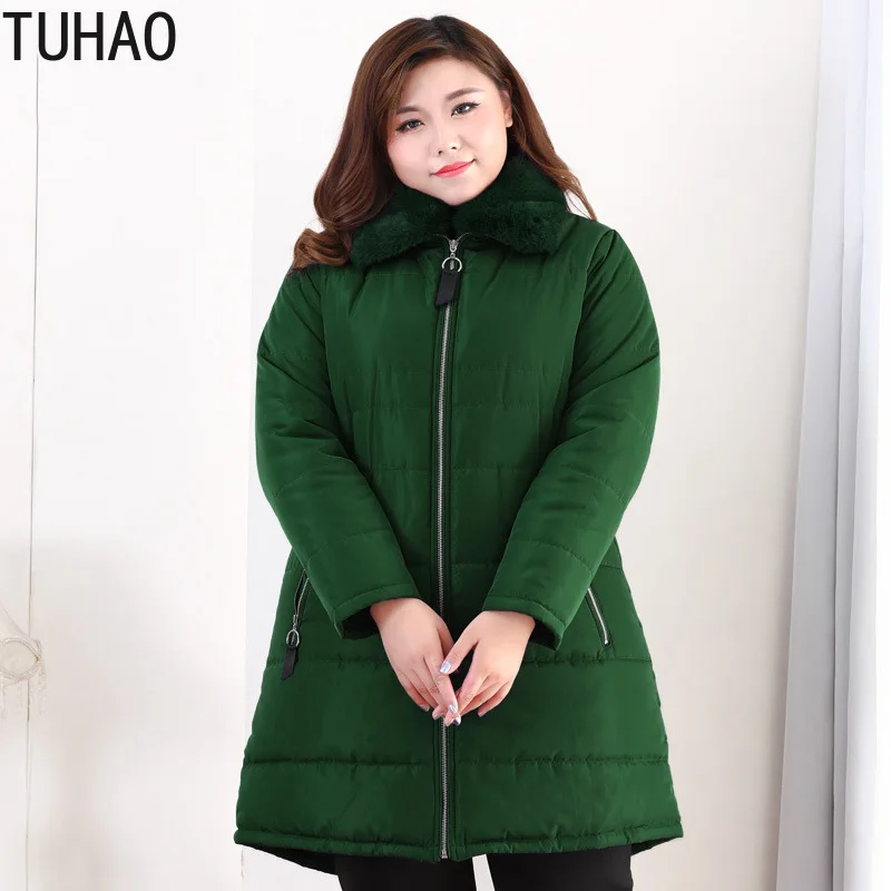TUHAO размера плюс 10XL 9XL 8XL женская зимняя куртка пальто женская теплая хлопковая стеганая верхняя одежда зимняя куртка Женское пальто парки WM32