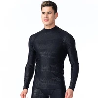 swimming suit for men long sleeve swimsuit rash guard quick dry diving snorkeling swimming surfing rash guard anti surf swimwear