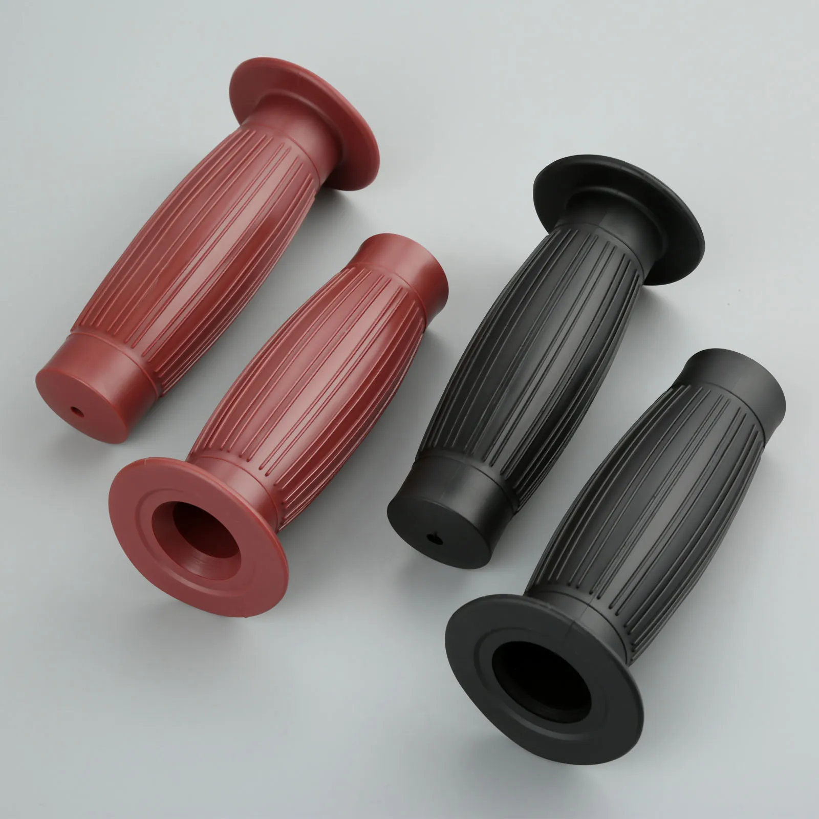 

22mm Rubber Handlebar Hand Grip Bar End For Motorcycle Bike Cafe Racer Outdoor Sports for universal 22MM handlebar New