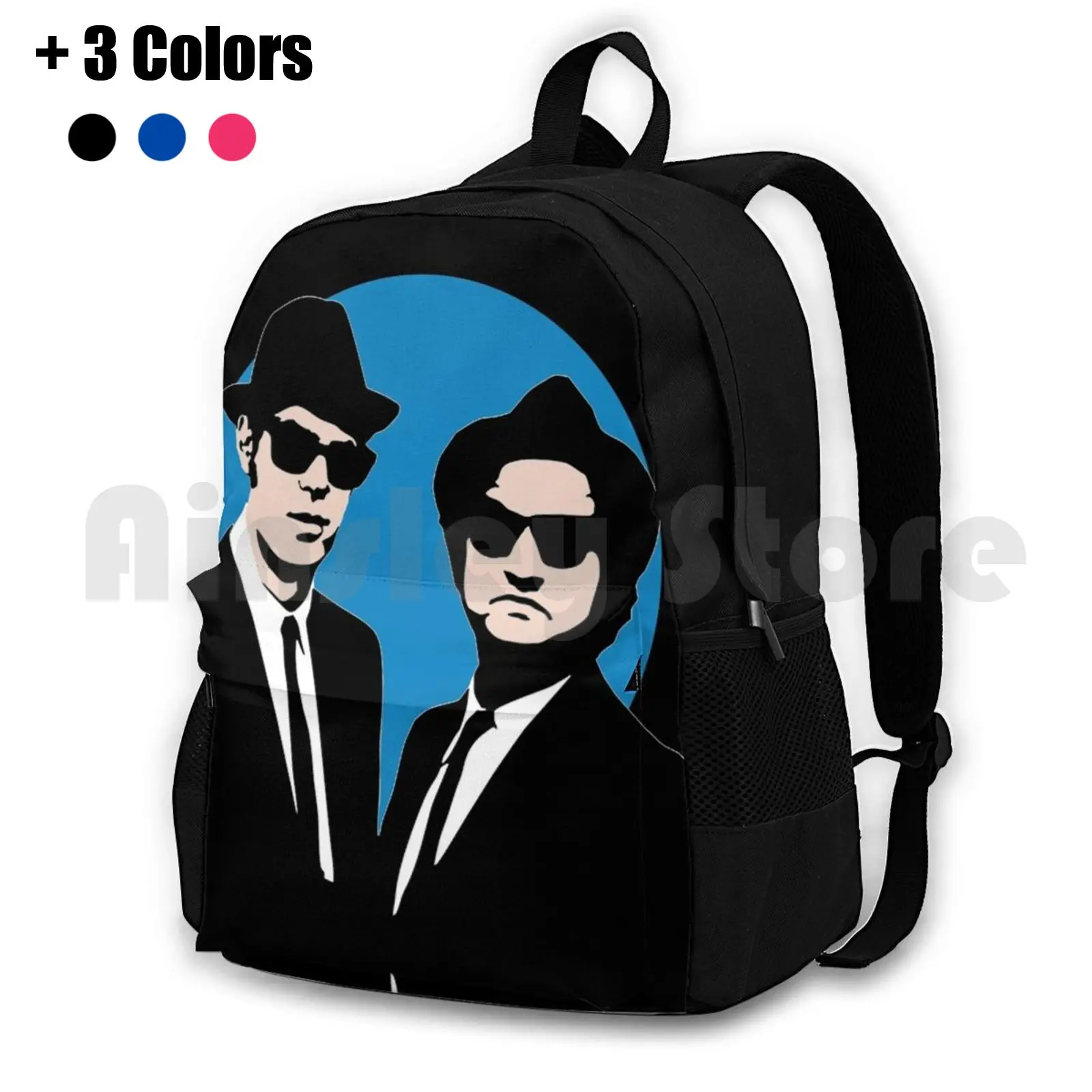 

Blues Brothers Outdoor Hiking Backpack Riding Climbing Sports Bag Blues Brothers Blues Music Movie Film Legend History Classic