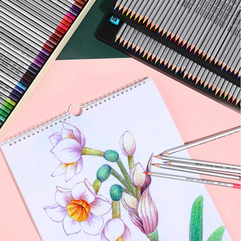 Деревянные цветные карандаши 150 цветов художественные принадлежности