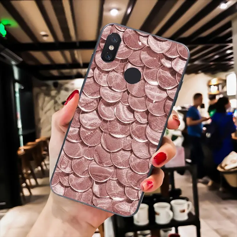 Чехол для телефона MaiYaCa с золотыми розовыми блестками Xiaomi mi5 6 A1 A2 Lite Mi9 9SE mi8lite F1 Mix2 2S