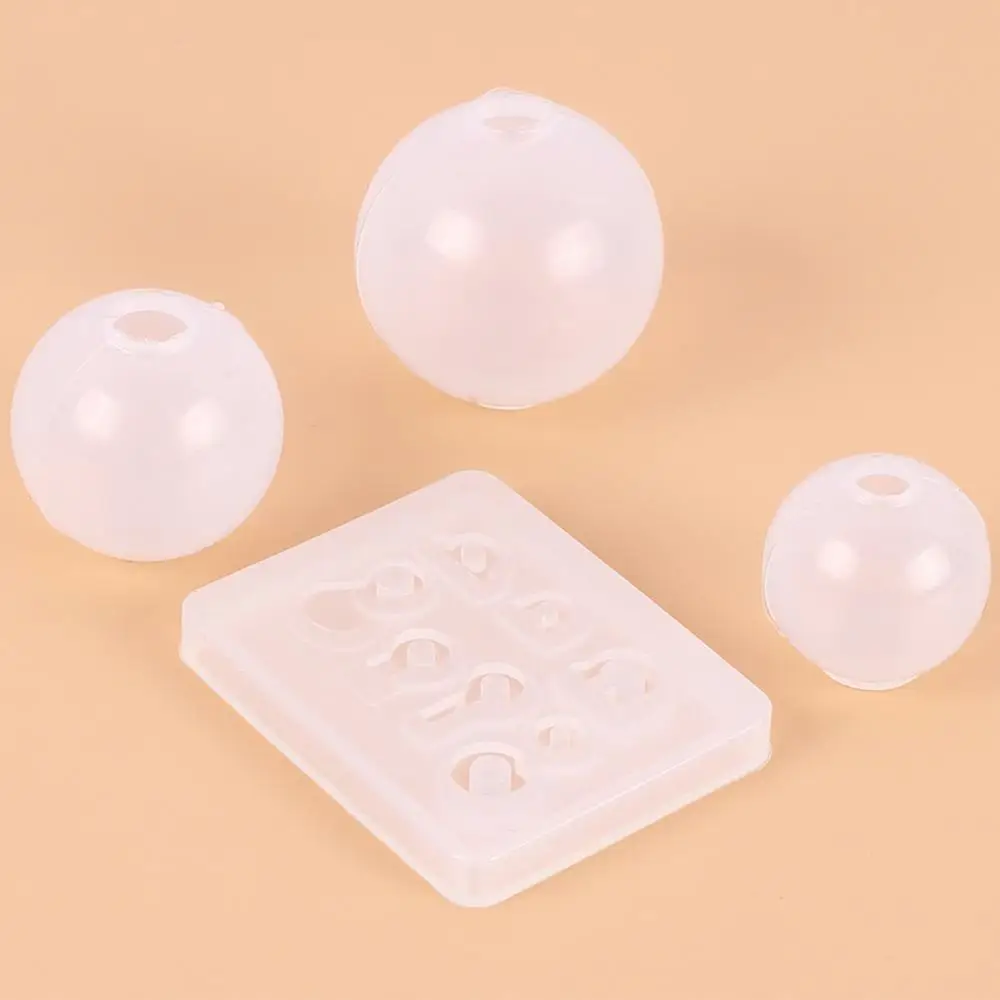 4 шт. набор форм из силиконовой смолы для литья ювелирных изделий серьги шарики в