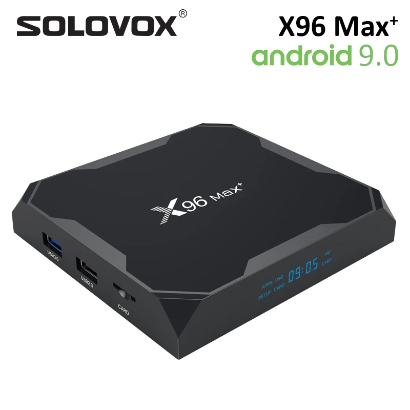 ТВ-приставка SOLOVOX X96 Max Plus Android 9 2 ГБ 16 доставка в Европу | Электроника