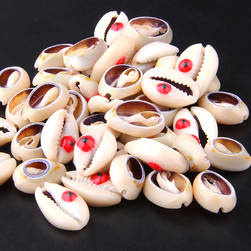 10 шт./лот свободные бусины из ракушек Cowrie для изготовления ювелирных украшений