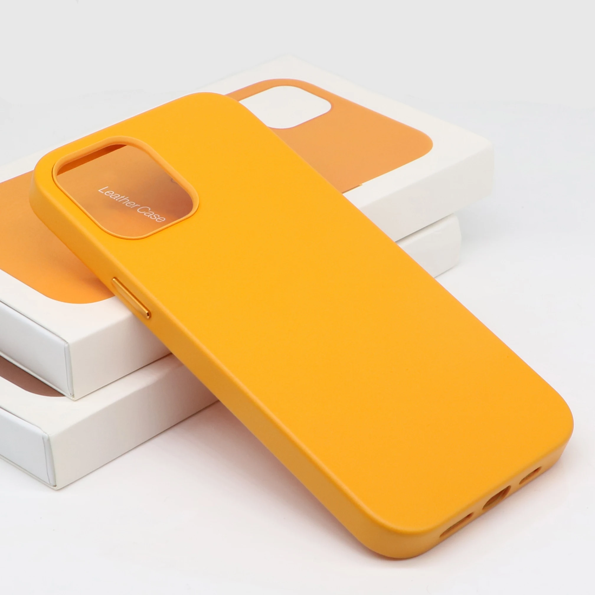 

For iPhone 12 Pro Max Leather Magnet Charging Phone Case Full Protection Silica gel Phone Case For iPhone 12 Mini/12 Pro