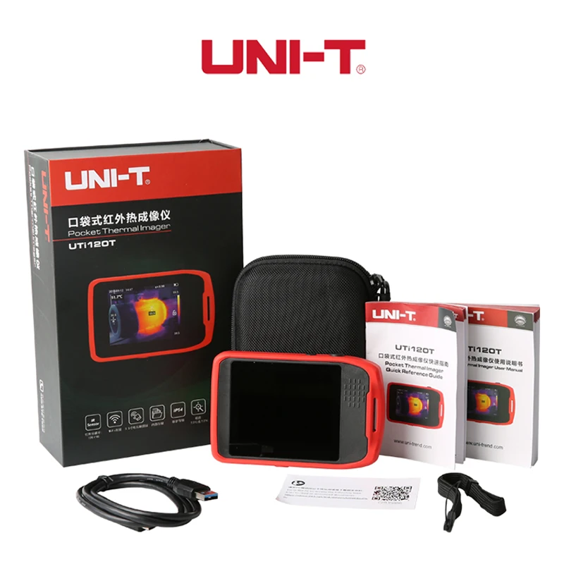 

UNI-T Pocket Touchable Thermal Imager Canmera Motor/Circuit Board Temperature Screening Intelligent Detection Visual Thermometer