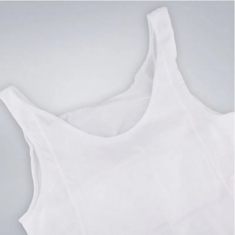 Жилет мужской утягивающий однотонный Утягивающее нижнее белье рубашка без