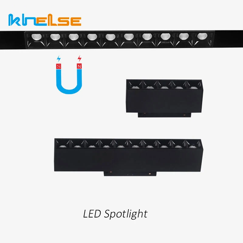 Bluetooth умная Регулируемая магнитная лампа светодиодный светильник рельсовый трек