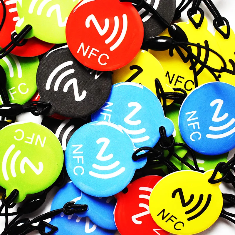 Метки NFC 13 56 МГц ISO14443A 213 кристальная эпоксидная карта RFID карты для всех телефонов