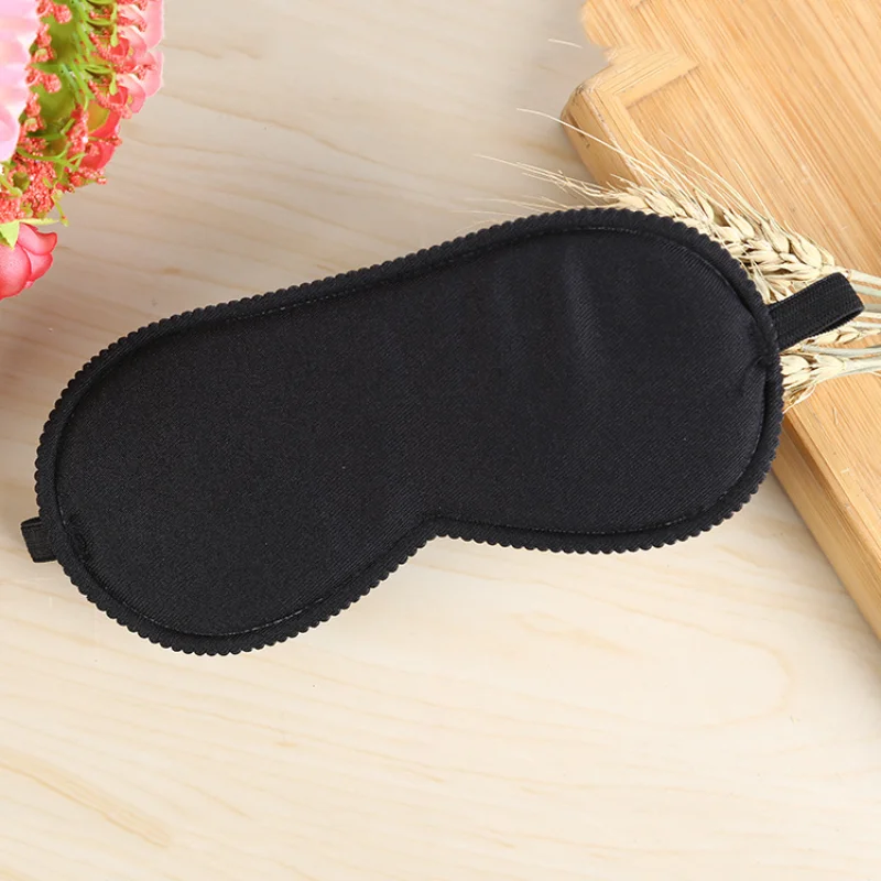 

Soft Portable Eye Mask Black Fast Sleeping Eyeshade Cover Eye Masks Shade Patch Women Men Blindfold Travel Sleepmasker
