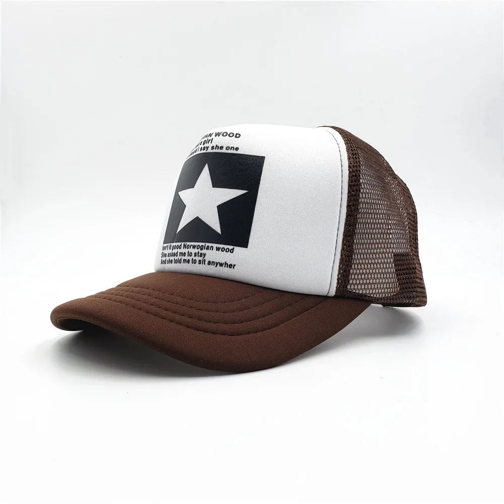 Модная брендовая бейсболка с пентаграммой женская уличная дышащая мужская и