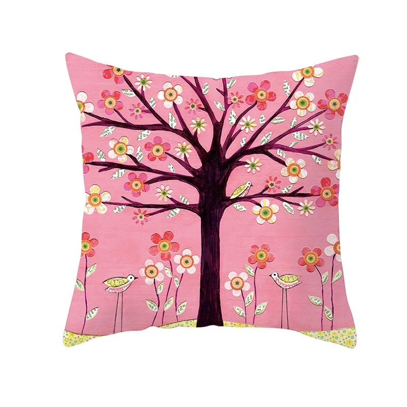 Односторонний принт полиэстер картина маслом художественная наволочка