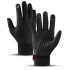 Зимние теплые перчатки для велоспорта, кемпинга, пешего туризма, спортивные перчатки с пальцами, мотоциклетные ветрозащитные теплые термоперчатки
