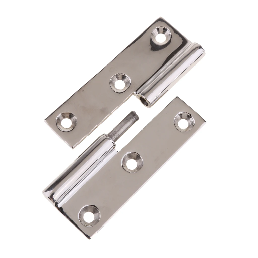 

316 Stainless Steel Detachable Door Hinge Hardware 7.5cm / 2.95'' Silver