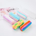 Универсальный органайзер для спинки сиденья автомобиля, сумка для хранения, аксессуар для интерьера автомобиля, уборка, однотонная плюшевая сумка-Органайзер