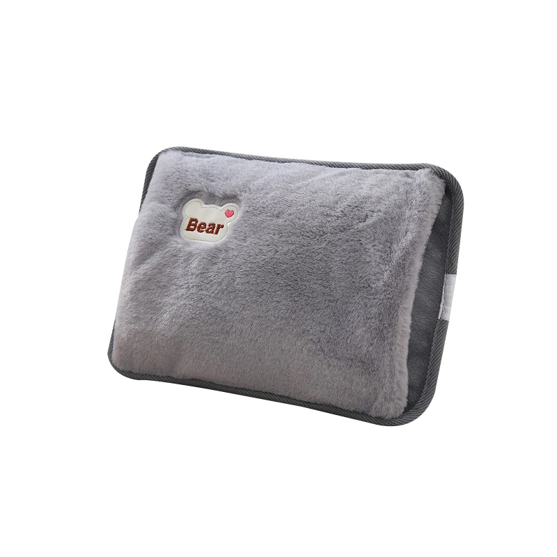 

Hot Water Bottle Electric Charging Heating Rechargeable Heat Water Bag Rabbit Fur Soft Hand Warmer