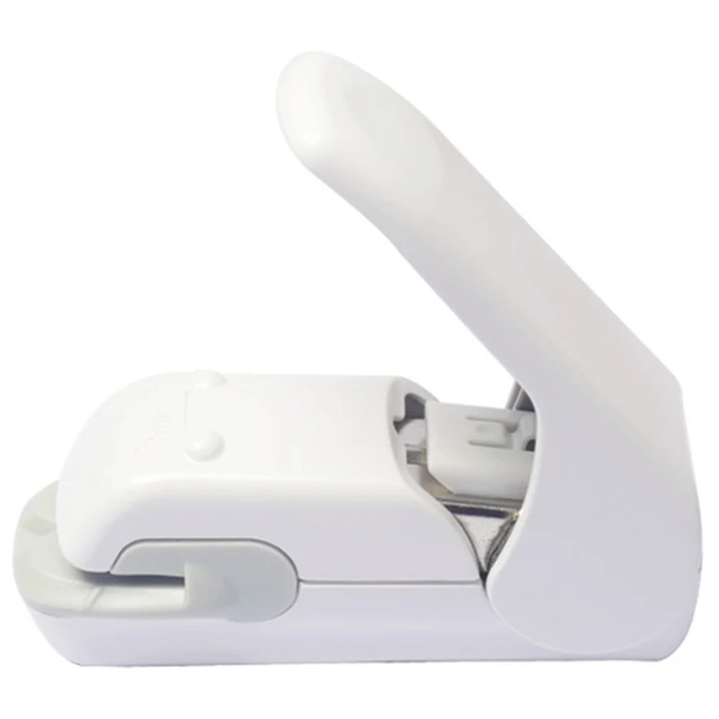 

Creative Student Stationery Tapler Press Type Embossing Needleless Mini Stapler No Punching Labor Saving for Office School