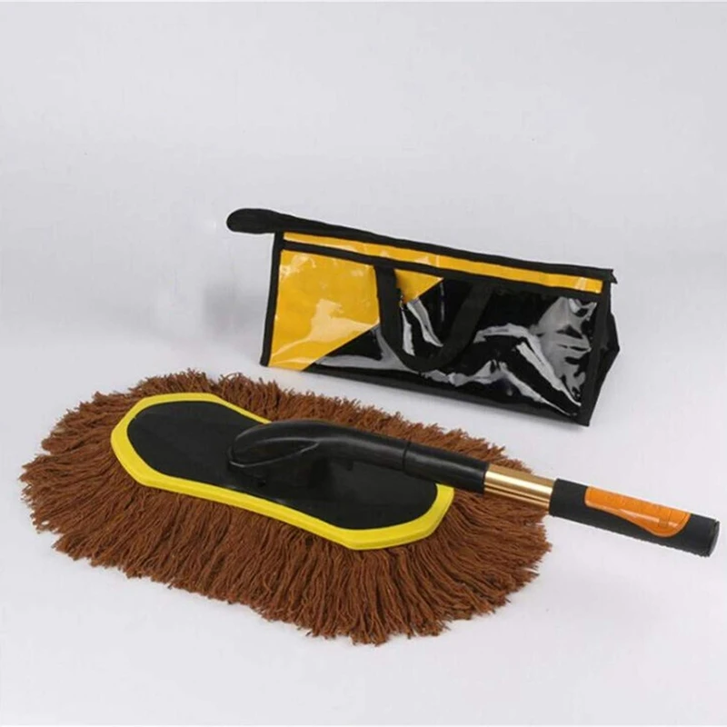 Автомобильный пылеуловитель щетка из микроволокна телескопическая ручка для