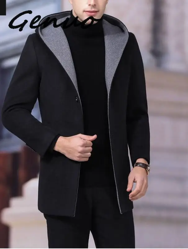 2019 Новое поступление Сезон осень-зима Высокого качества Цвет красный плащ-Тренч