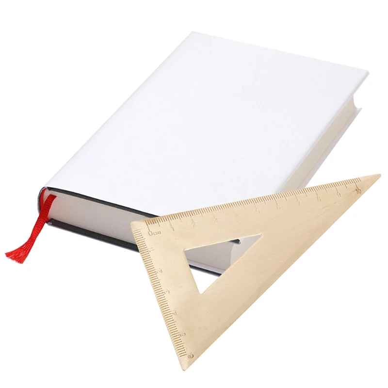 

Super Durable Brass Speed Triangle Ruler Set Square Tool Carpenter Clear Ruler