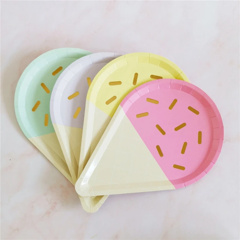 Для летних вечеринок пончик мороженое тема кекс фигурки жениха и невесты