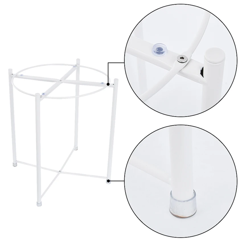 Современный металлический круглый поднос в скандинавском стиле небольшой