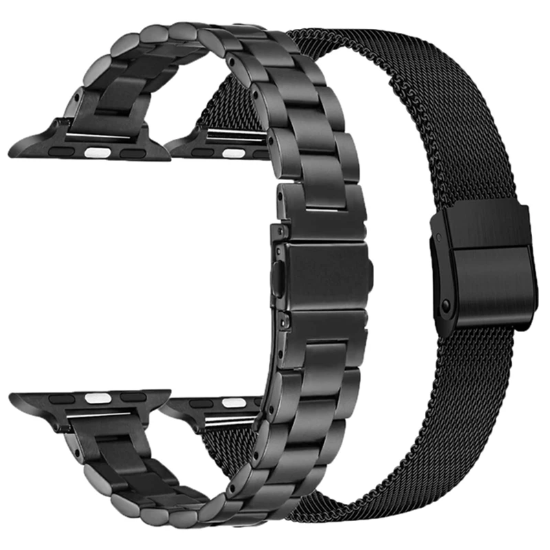 

Slim Band For Apple Watch Series 7 se 6 5 4 44mm 40mm 45mm 41mm Thin Stainless Steel Strap Mesh Bracelet For iWatch 3 42mm 38mm