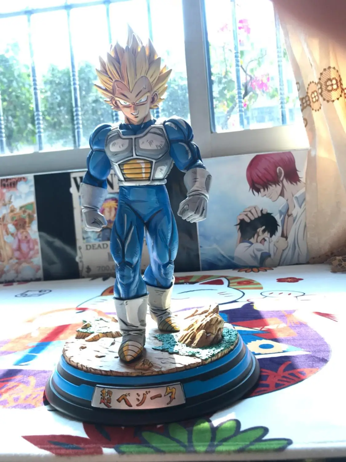 B COLOR Модель вееров Dragon Ball Z super saiyan 2 Вегета GK статуя смолы фигурка для коллекции - Цвет: B COLOR
