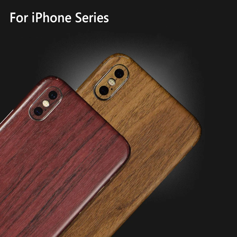 

Wood Grain Decorative Back Film For iPhone XS XSMAX X iPhone X MAX XR 11 12 13 Pro Max 12Pro Phone Protector Back Film Stickers