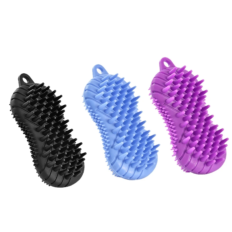 

Exfoliating Silicone Body Scrubber Silicone Bath Brush Easy To Clean, Lathers Well Eco Friendly And More Hygienic