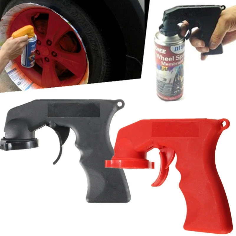 

Spray Adaptor Aerosol Spray Gun Handle With Full Grip Trigger Locking Collar