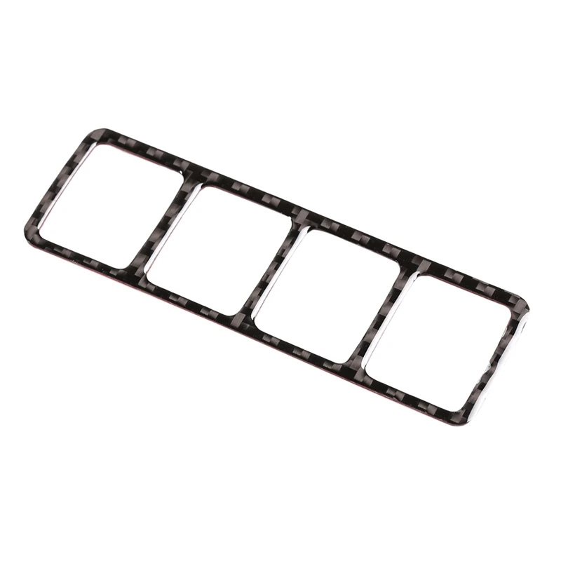 

Carbon Fiber ABS Headlight Switch Cover Trim Button Decorative Cover Stickers for Nissan Sylphy 2016-2019